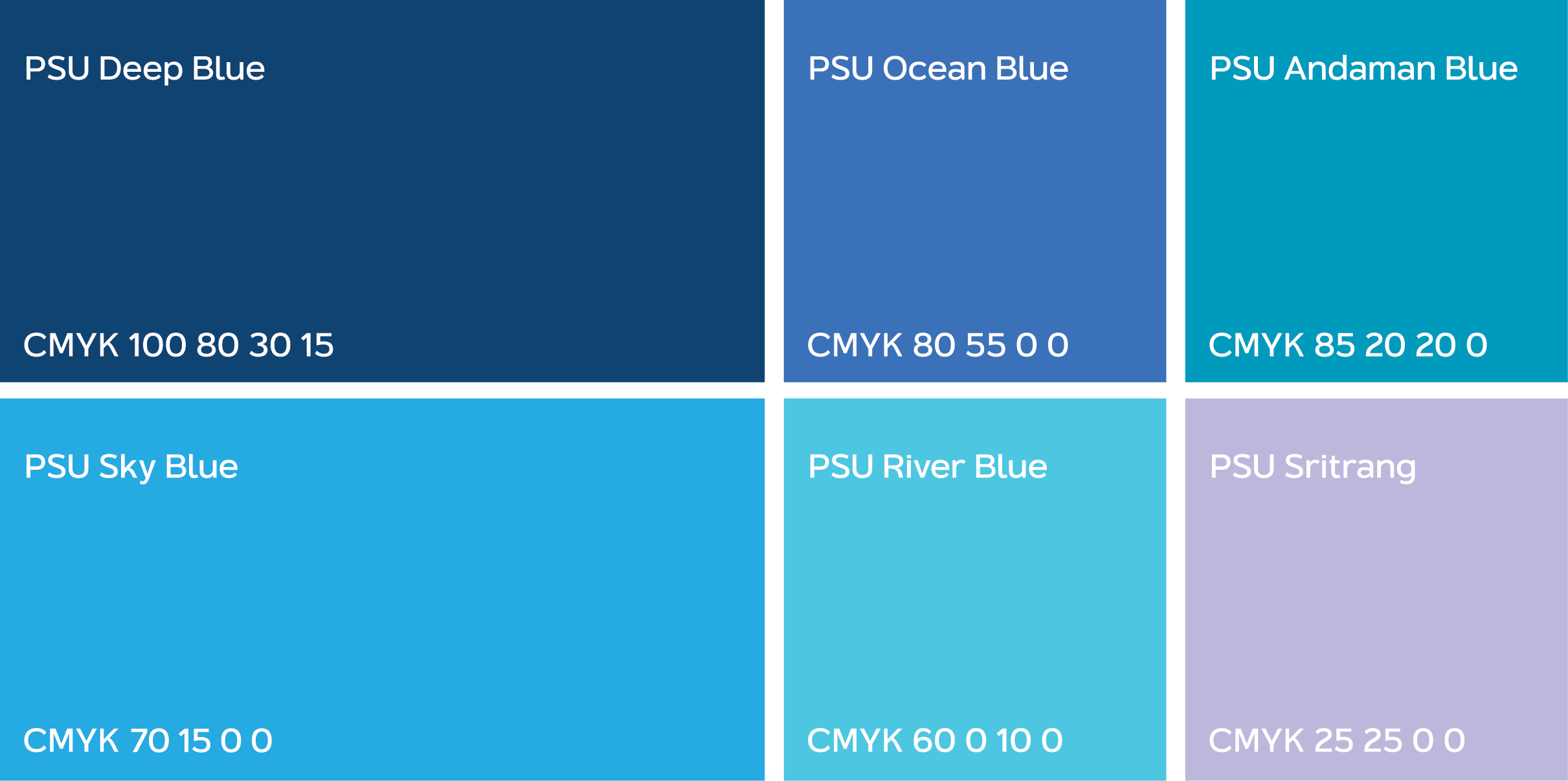 สีอัตลักษณ์มหาวิทยาลัยสงขลานครินทร์