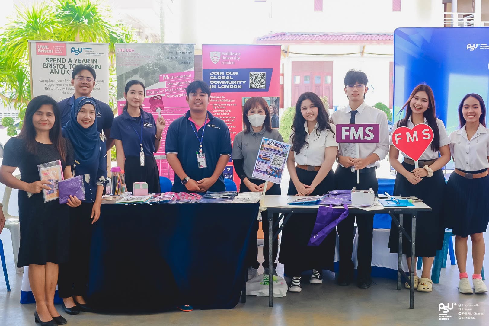 คณะวิทยาการจัดการ ม.อ. หาดใหญ่ เข้าร่วมคาราวานแนะแนวการศึกษา “PSU Roadshow : TCAS70”